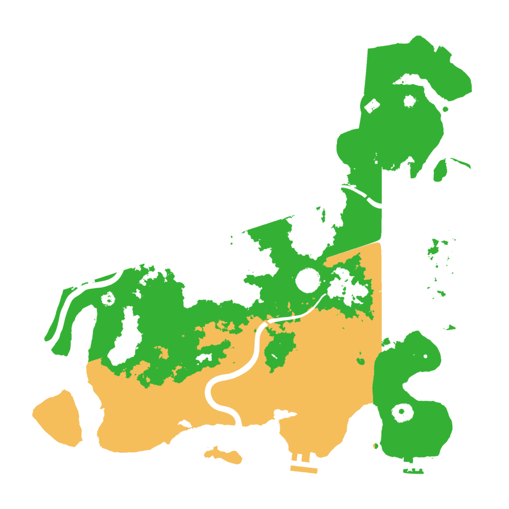 Biome Rust Map: Procedural Map, Size: 3800, Seed: 1491072883