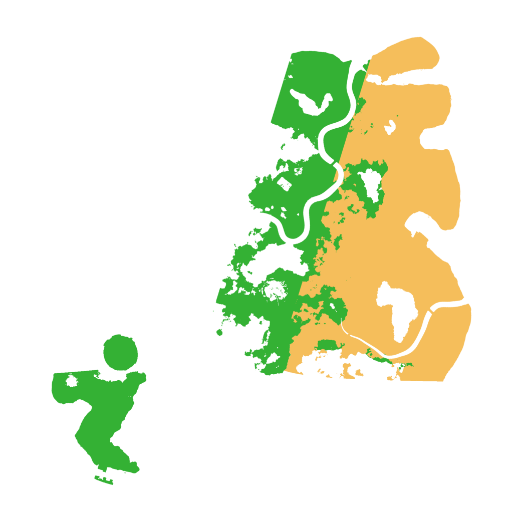 Biome Rust Map: Procedural Map, Size: 4000, Seed: 86873