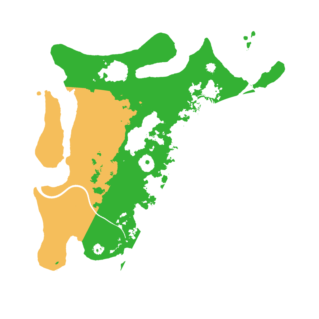 Biome Rust Map: Procedural Map, Size: 3000, Seed: 20000