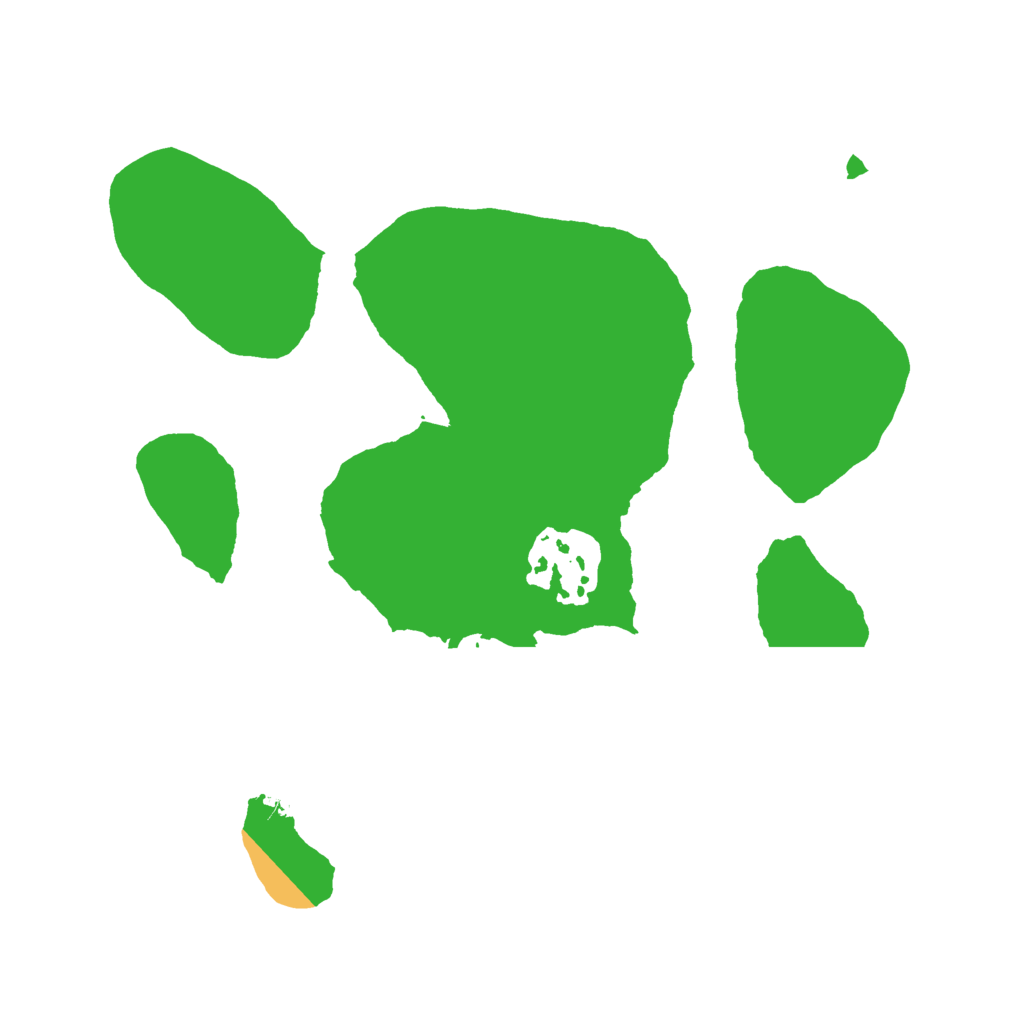 Biome Rust Map: Barren, Size: 2000, Seed: 4546