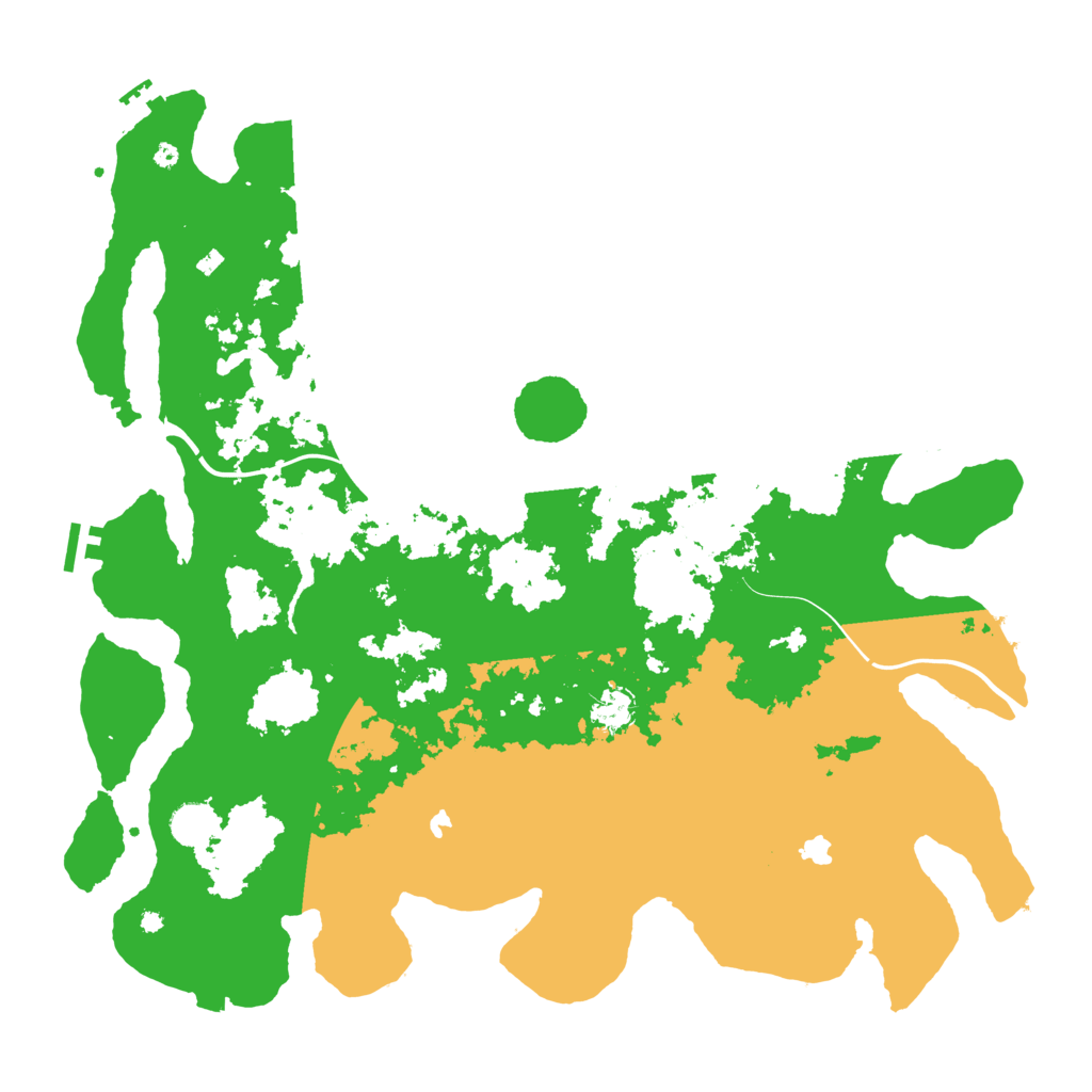 Biome Rust Map: Procedural Map, Size: 4500, Seed: 1284463157