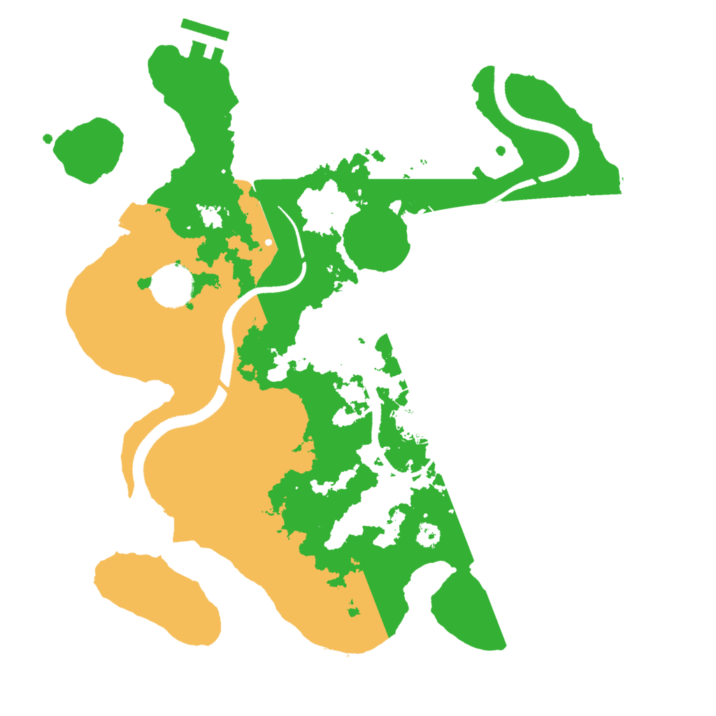 Biome Rust Map: Procedural Map, Size: 3000, Seed: 12524