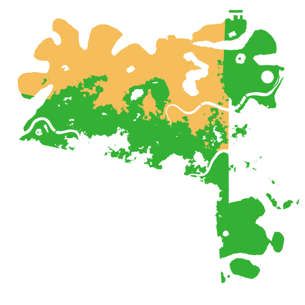 Biome Rust Map: Procedural Map, Size: 4500, Seed: 987808647