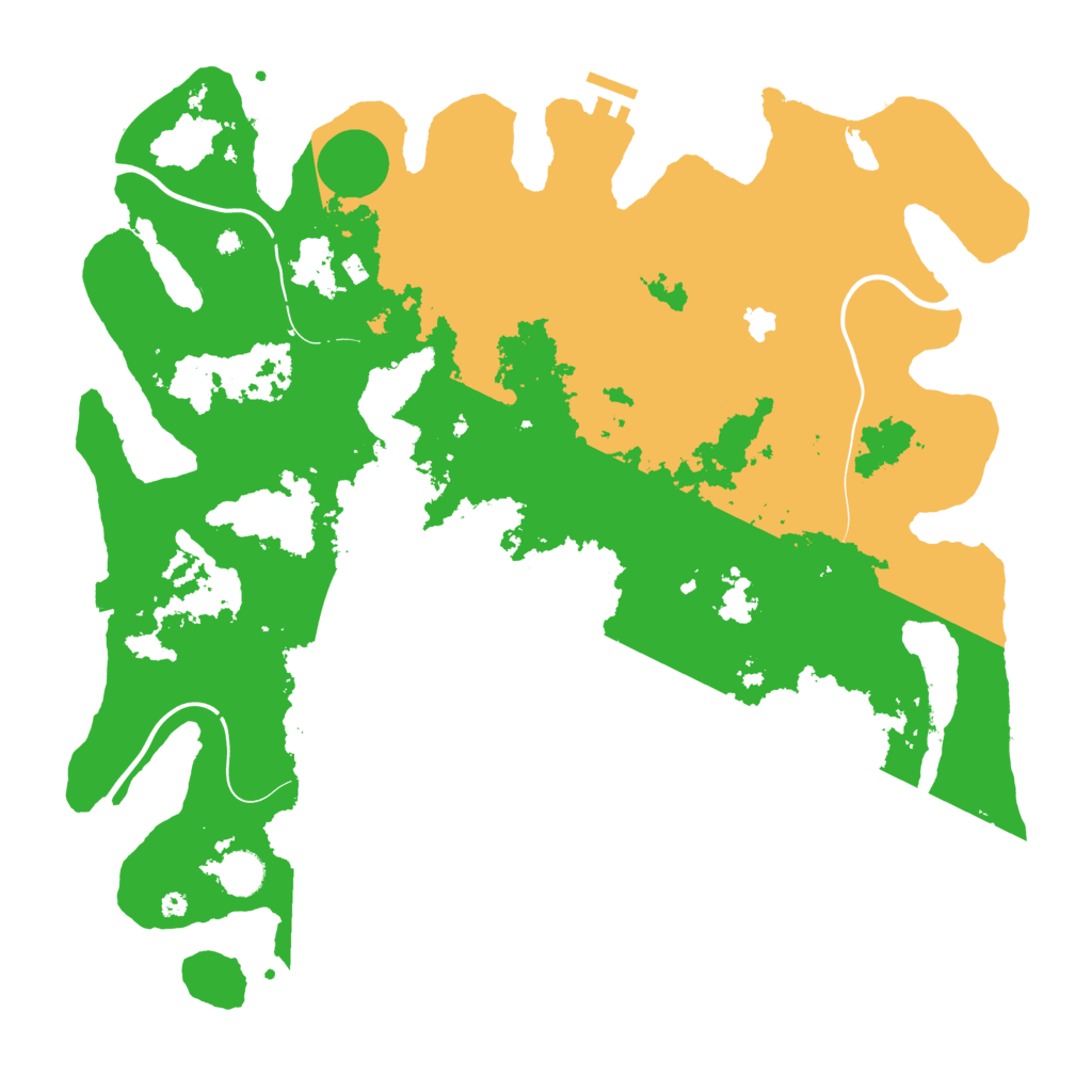 Biome Rust Map: Procedural Map, Size: 4250, Seed: 1027763797