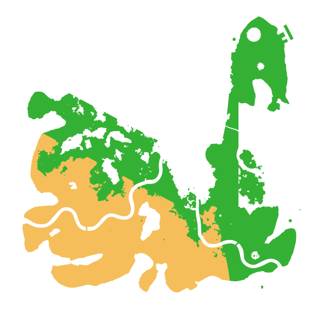 Biome Rust Map: Procedural Map, Size: 4000, Seed: 5063