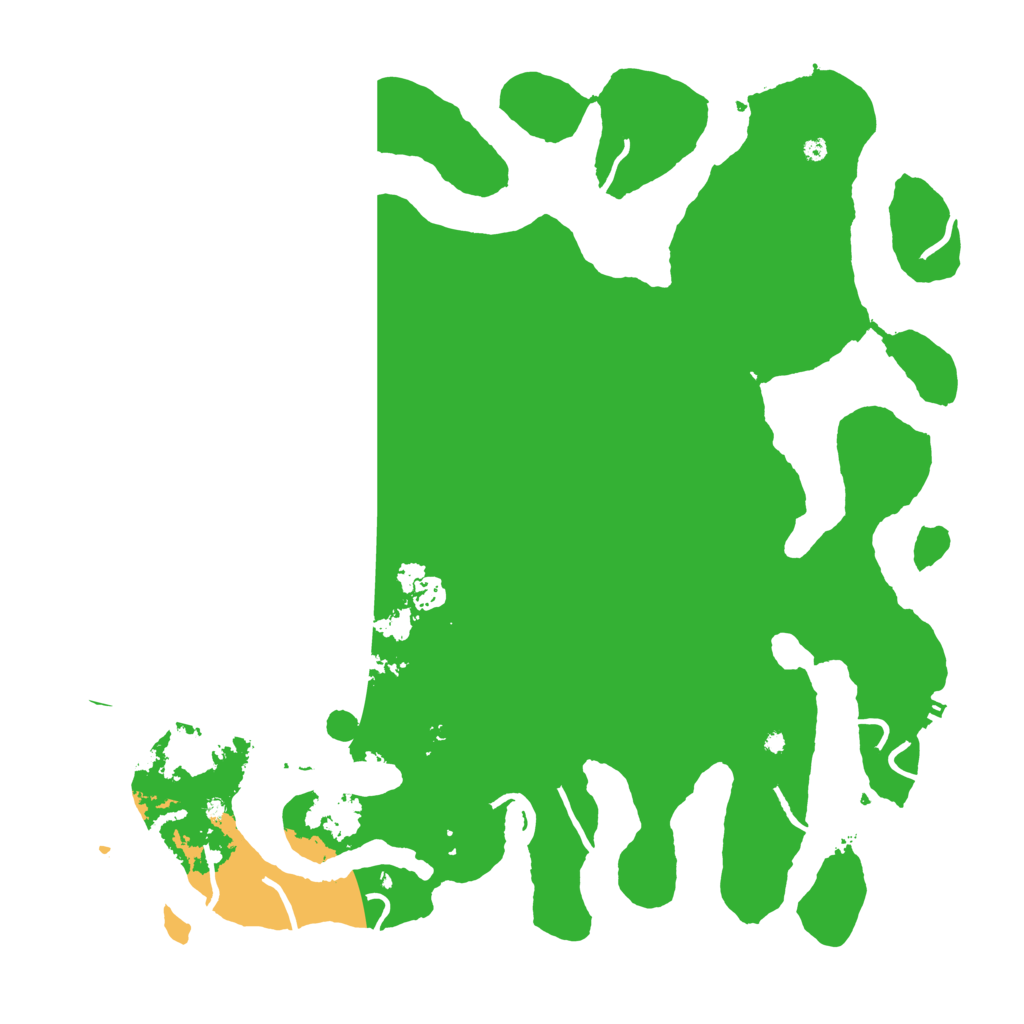 Biome Rust Map: Procedural Map, Size: 4500, Seed: 57712