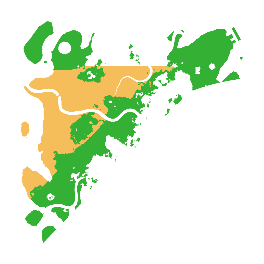 Biome Rust Map: Procedural Map, Size: 3750, Seed: 960460956