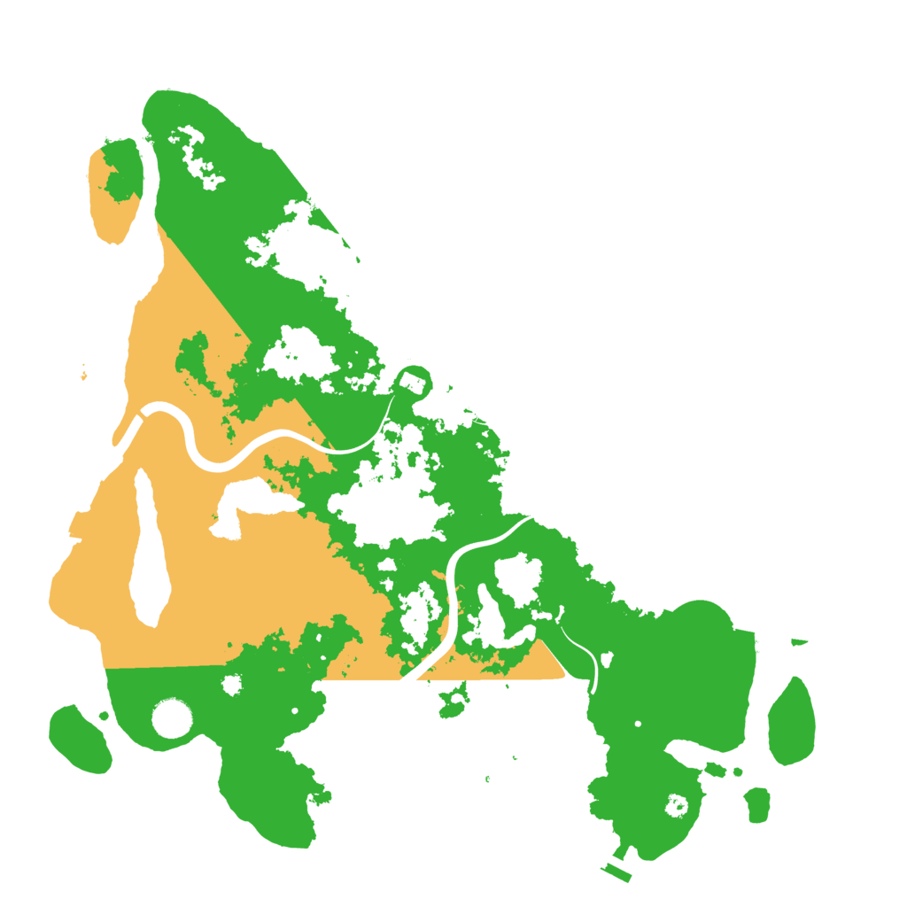 Biome Rust Map: Procedural Map, Size: 4000, Seed: 29390463