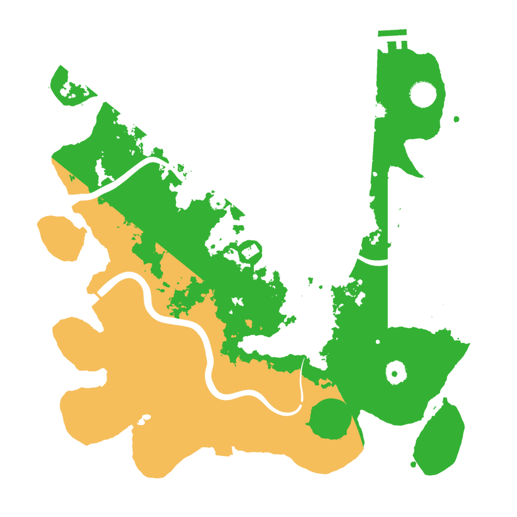 Biome Rust Map: Procedural Map, Size: 3500, Seed: 255981477