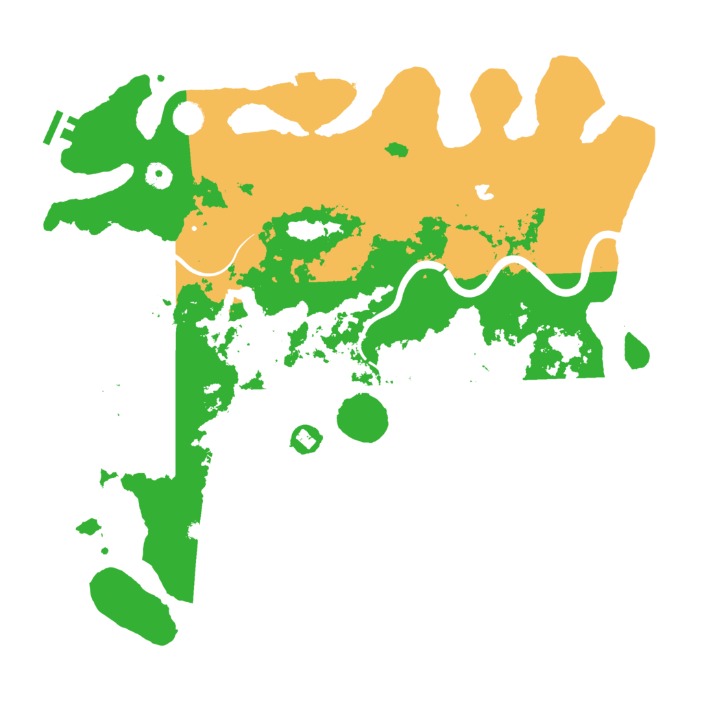 Biome Rust Map: Procedural Map, Size: 4000, Seed: 2447322