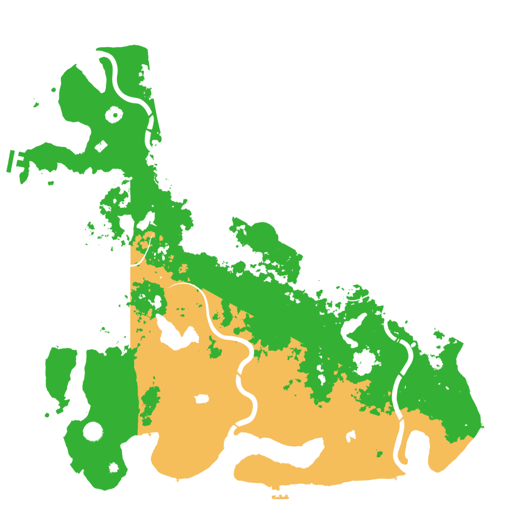 Biome Rust Map: Procedural Map, Size: 4700, Seed: 121315421