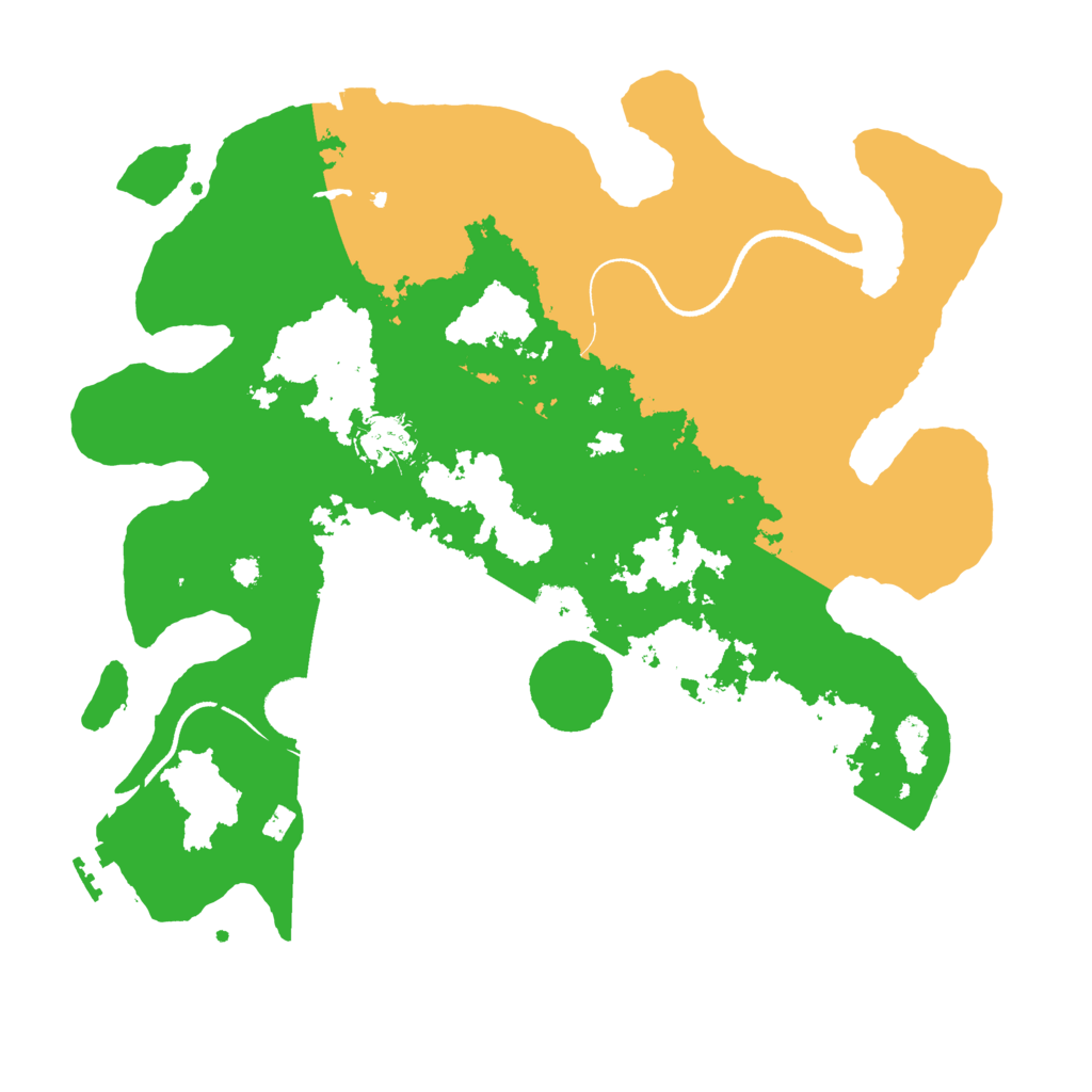 Biome Rust Map: Procedural Map, Size: 3500, Seed: 932388