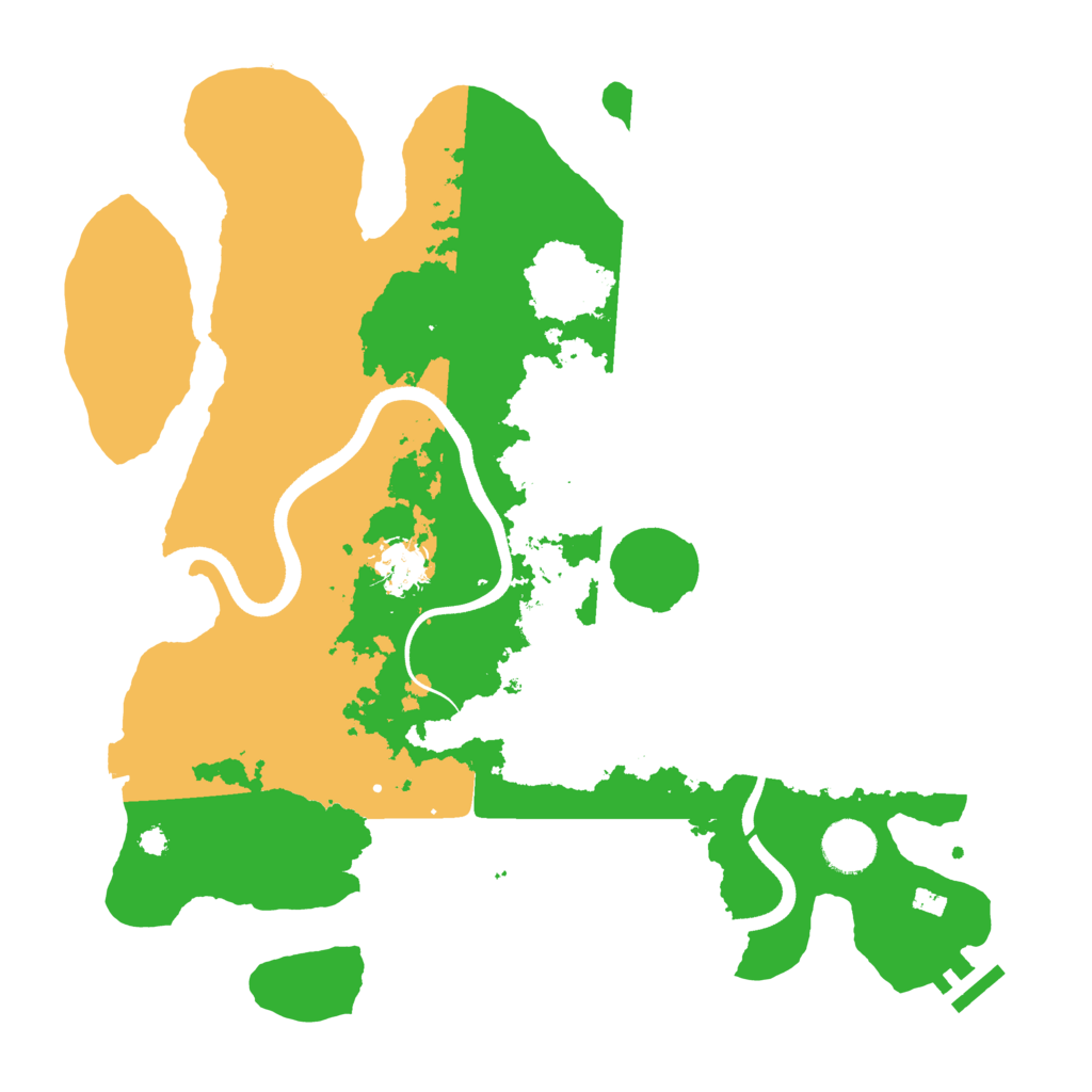 Biome Rust Map: Procedural Map, Size: 3600, Seed: 374672091