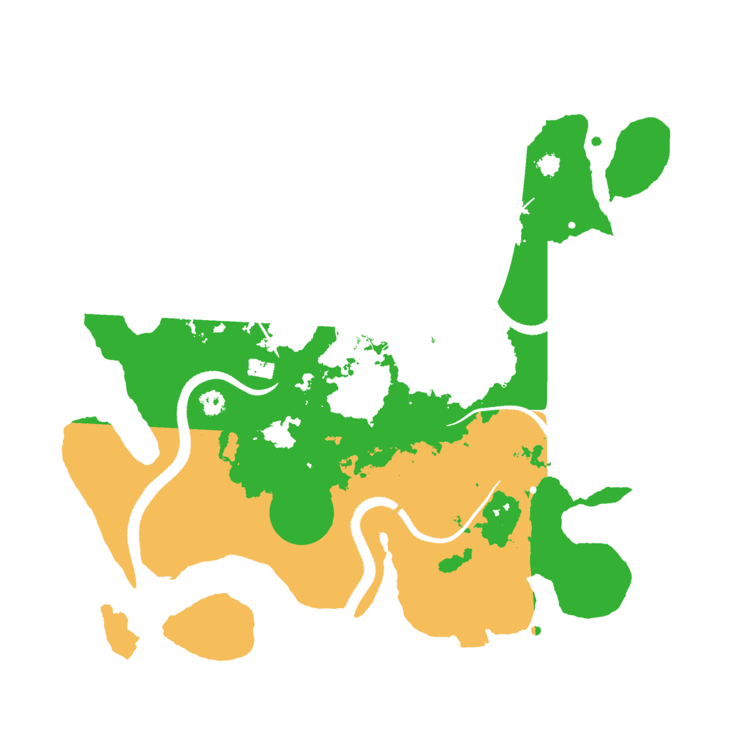 Biome Rust Map: Procedural Map, Size: 3000, Seed: 1268217151