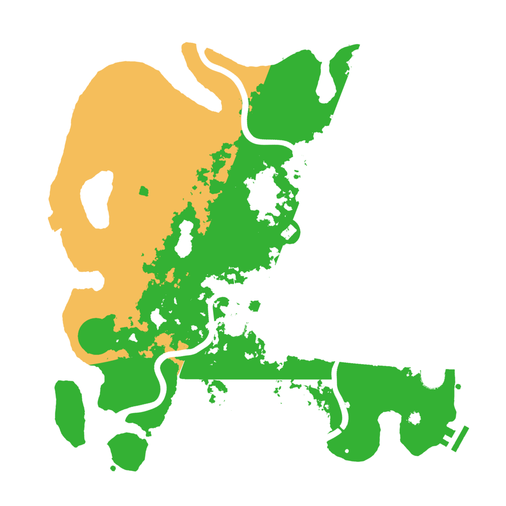 Biome Rust Map: Procedural Map, Size: 3700, Seed: 1446483892