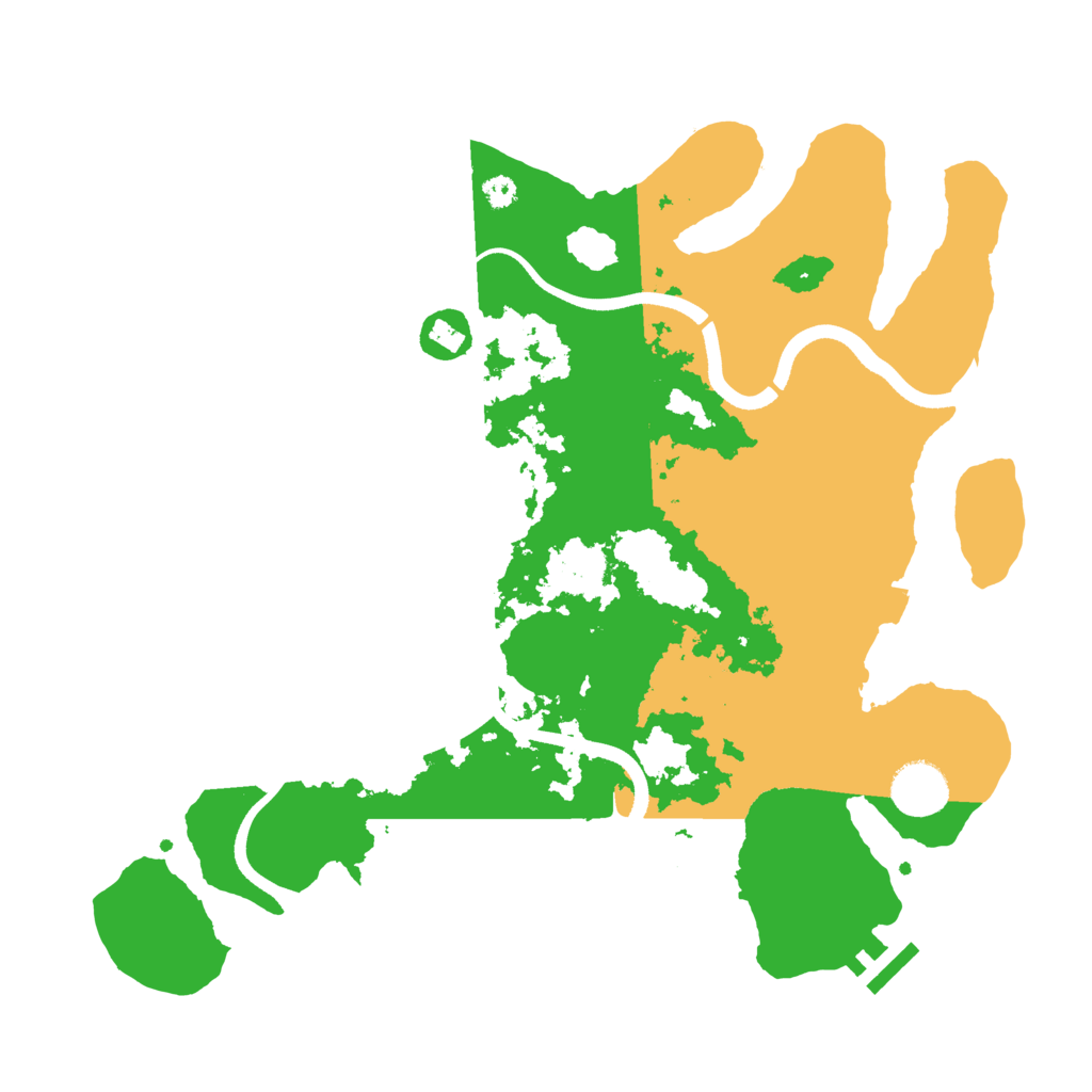Biome Rust Map: Procedural Map, Size: 3500, Seed: 298371264