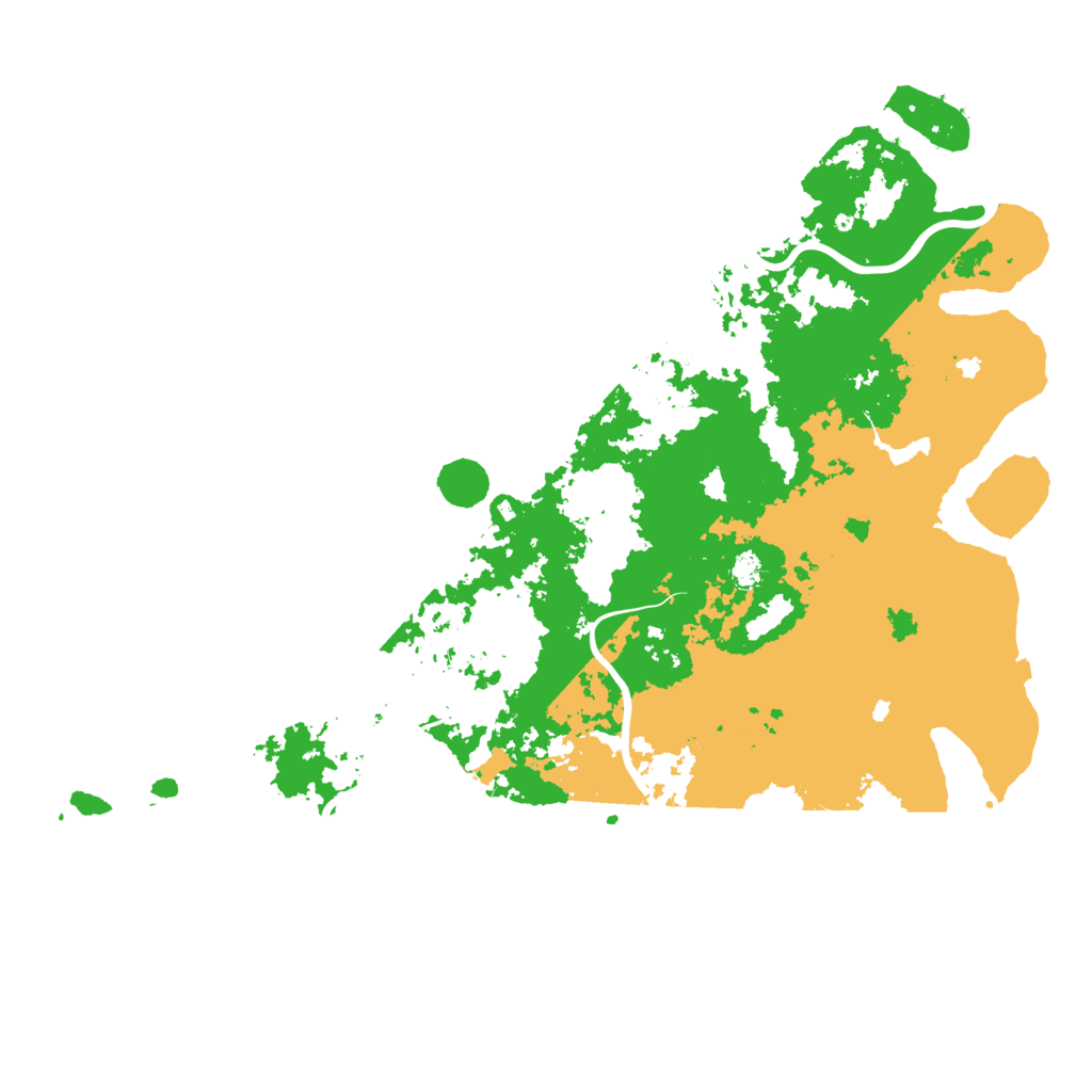 Biome Rust Map: Procedural Map, Size: 6000, Seed: 60157348
