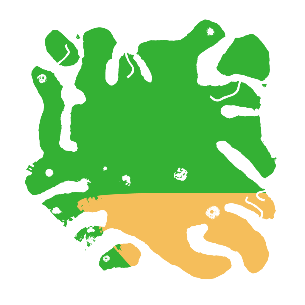 Biome Rust Map: Procedural Map, Size: 3500, Seed: 21088