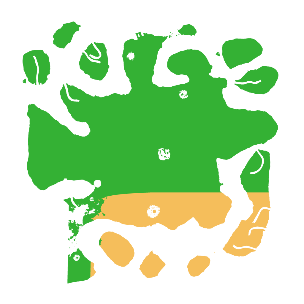 Biome Rust Map: Procedural Map, Size: 3600, Seed: 1509865669