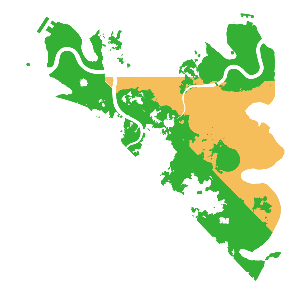 Biome Rust Map: Procedural Map, Size: 3500, Seed: 218216808