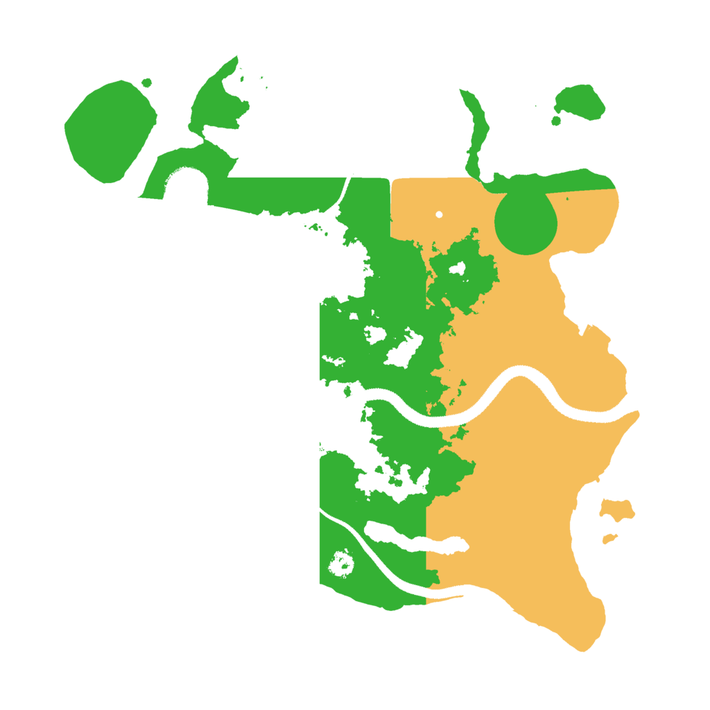 Biome Rust Map: Procedural Map, Size: 3000, Seed: 1604011832