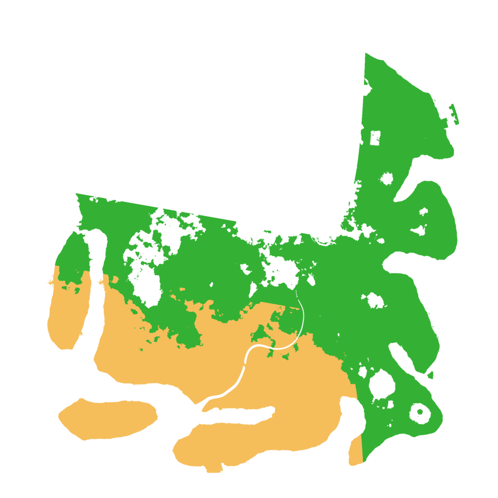 Biome Rust Map: Procedural Map, Size: 3600, Seed: 1189193291