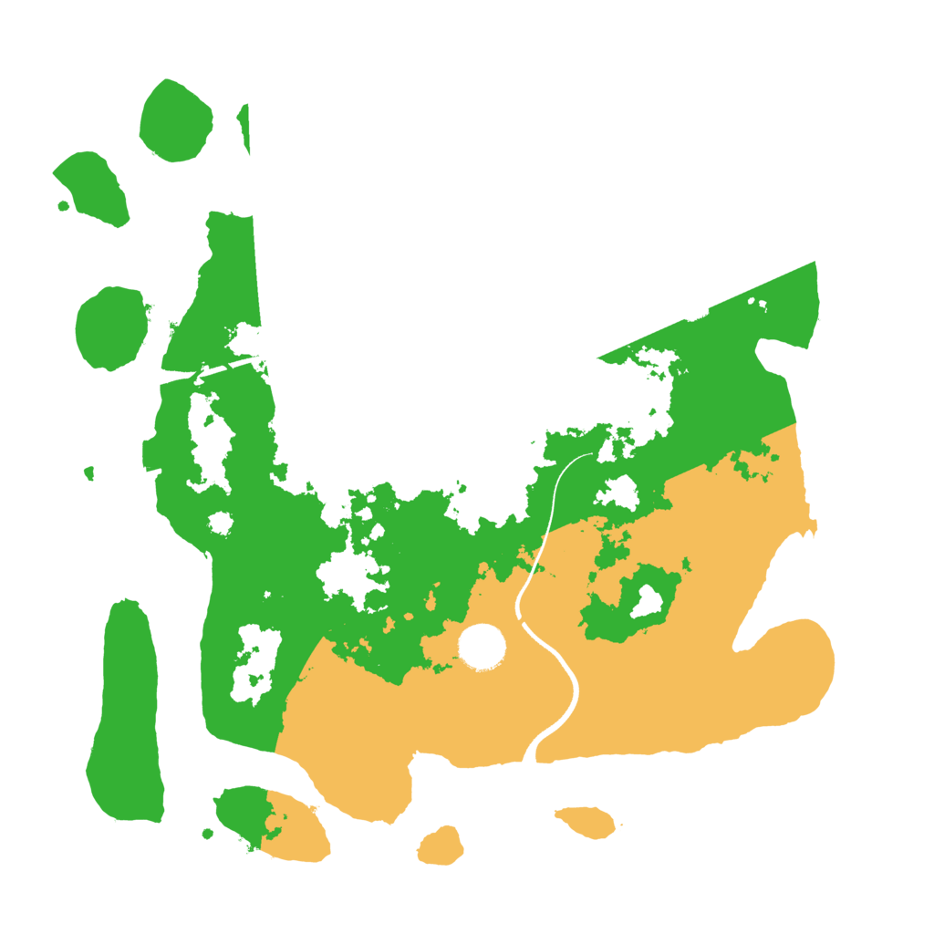 Biome Rust Map: Procedural Map, Size: 3500, Seed: 355000355