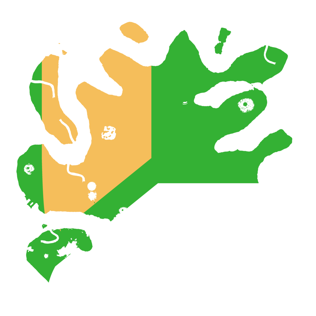 Biome Rust Map: Procedural Map, Size: 3200, Seed: 124229996