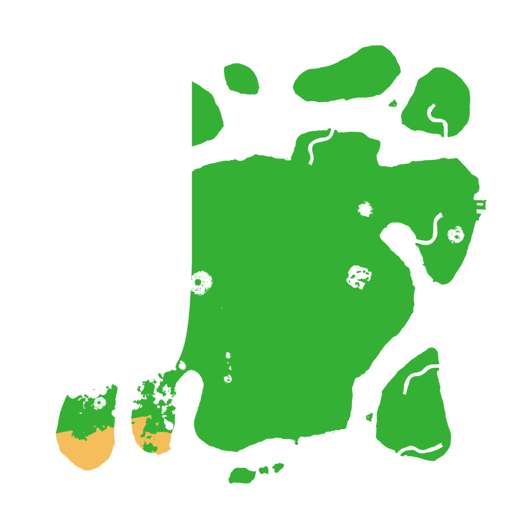 Biome Rust Map: Procedural Map, Size: 3300, Seed: 9855441