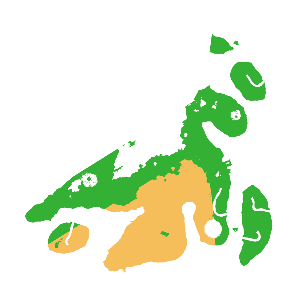 Biome Rust Map: Procedural Map, Size: 3000, Seed: 50164101