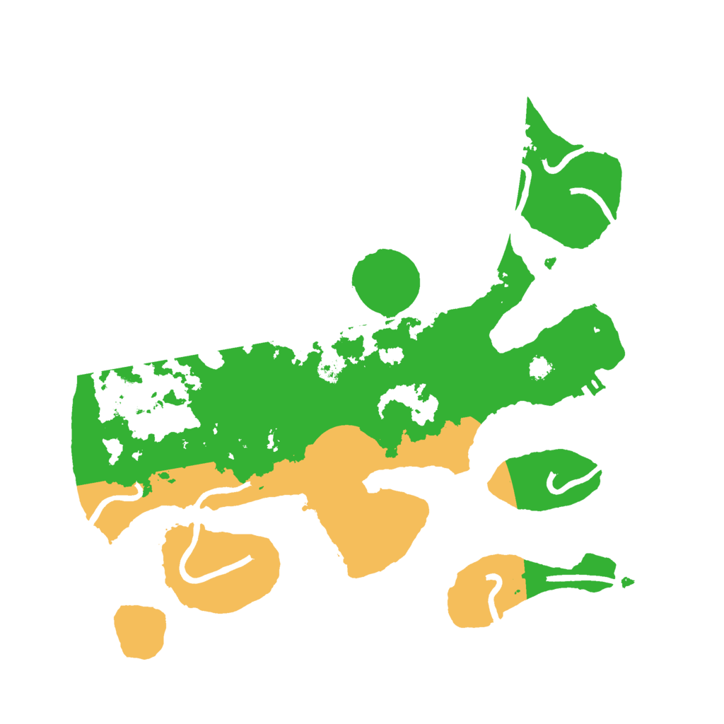 Biome Rust Map: Procedural Map, Size: 3000, Seed: 218351268