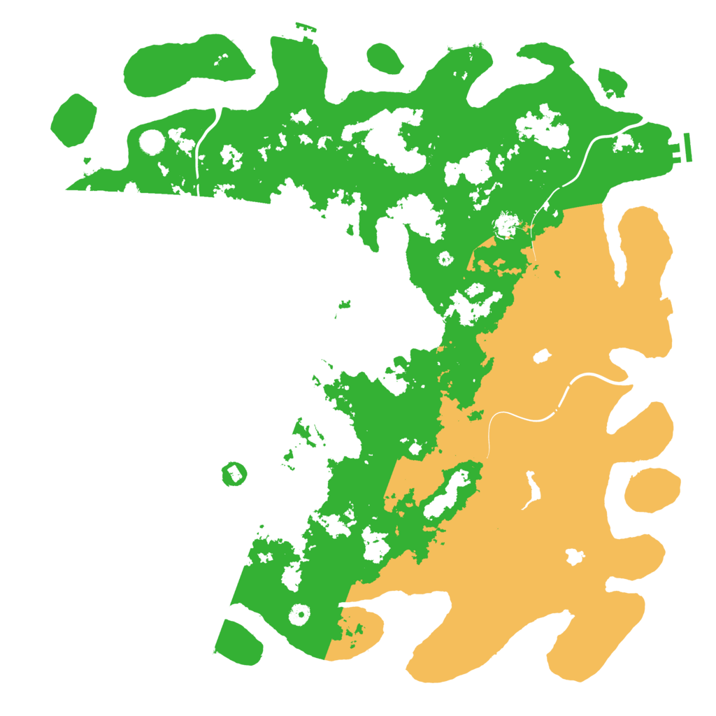 Biome Rust Map: Procedural Map, Size: 5000, Seed: 949552049