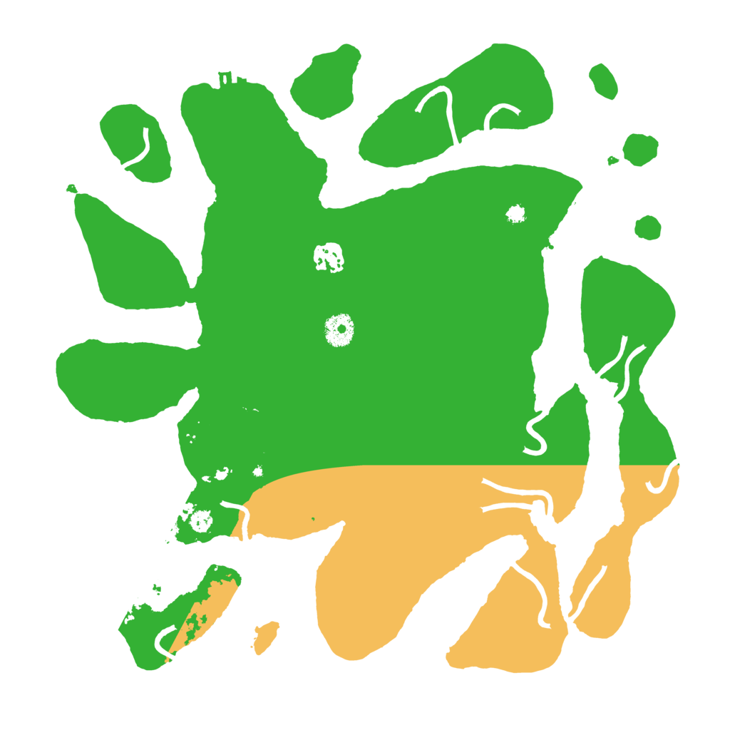 Biome Rust Map: Procedural Map, Size: 3500, Seed: 1174022904