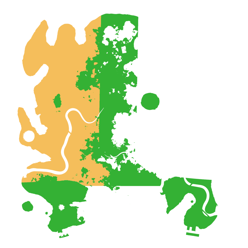 Biome Rust Map: Procedural Map, Size: 3850, Seed: 2000541284