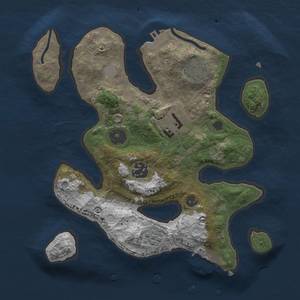 Thumbnail Rust Map: Procedural Map, Size: 2750, Seed: 6738, 11 Monuments