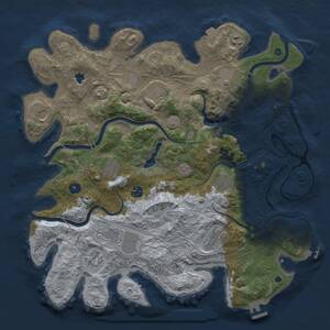 Thumbnail Rust Map: Procedural Map, Size: 4250, Seed: 97, 17 Monuments