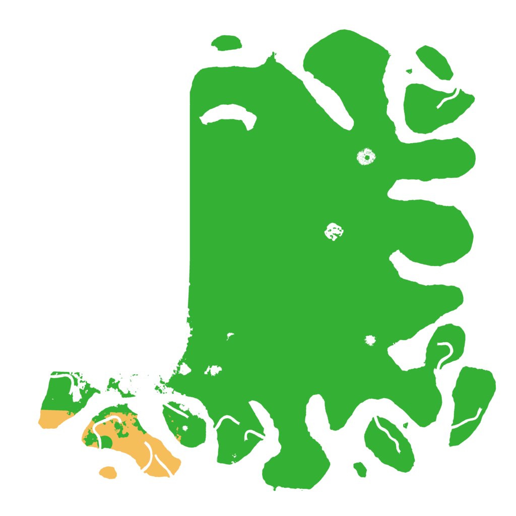 Biome Rust Map: Procedural Map, Size: 4500, Seed: 363792213