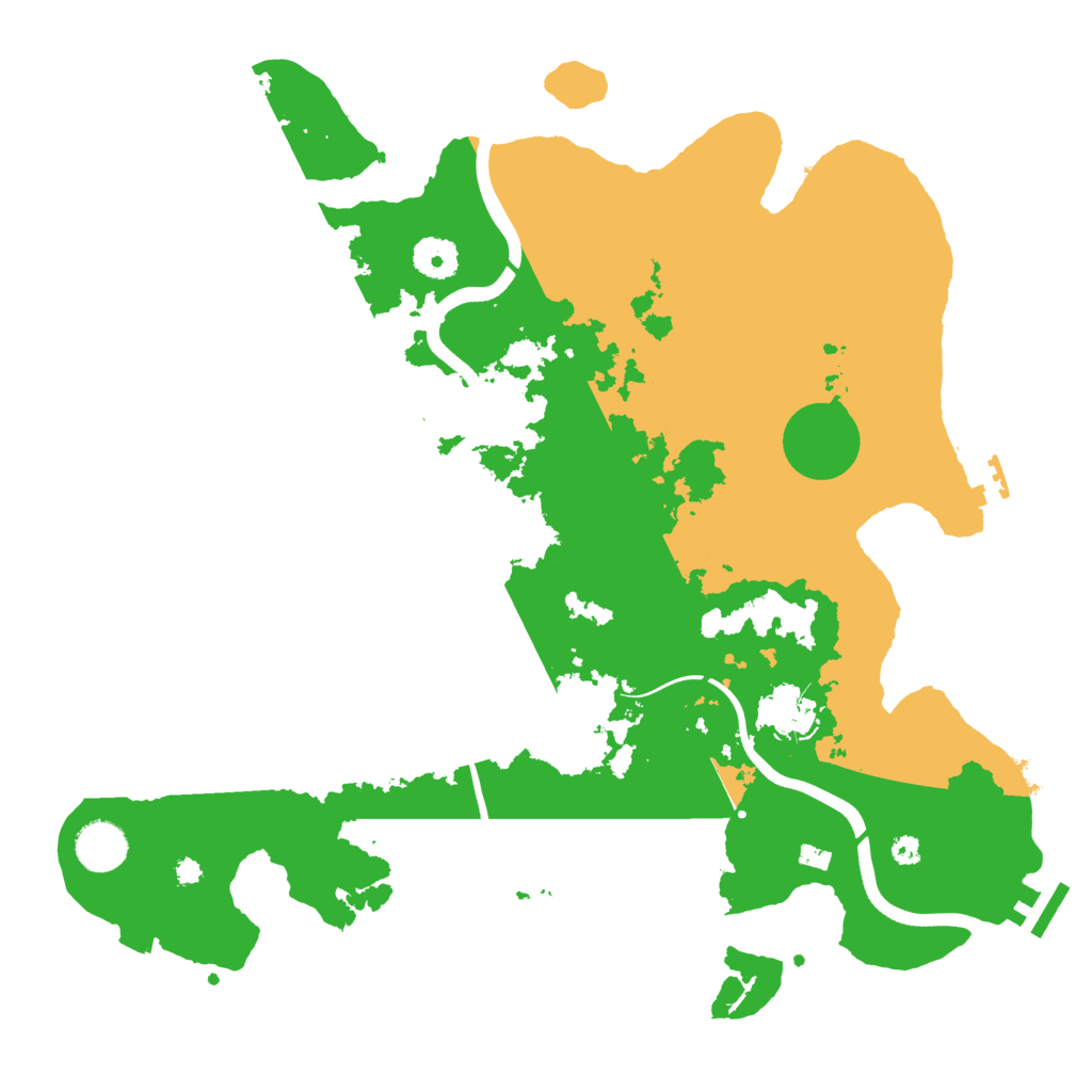 Biome Rust Map: Procedural Map, Size: 3750, Seed: 684651