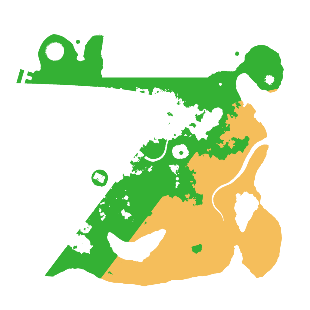 Biome Rust Map: Procedural Map, Size: 3000, Seed: 168657092