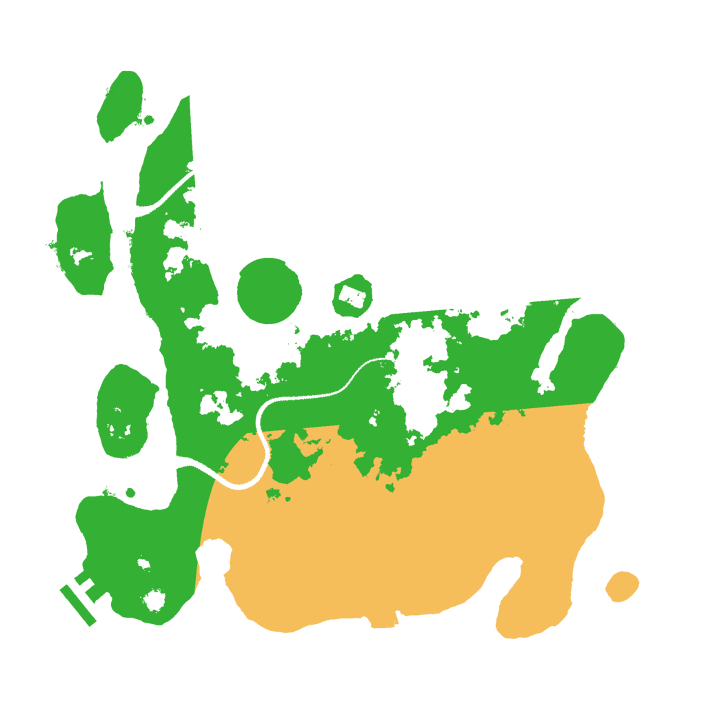 Biome Rust Map: Procedural Map, Size: 3000, Seed: 354096