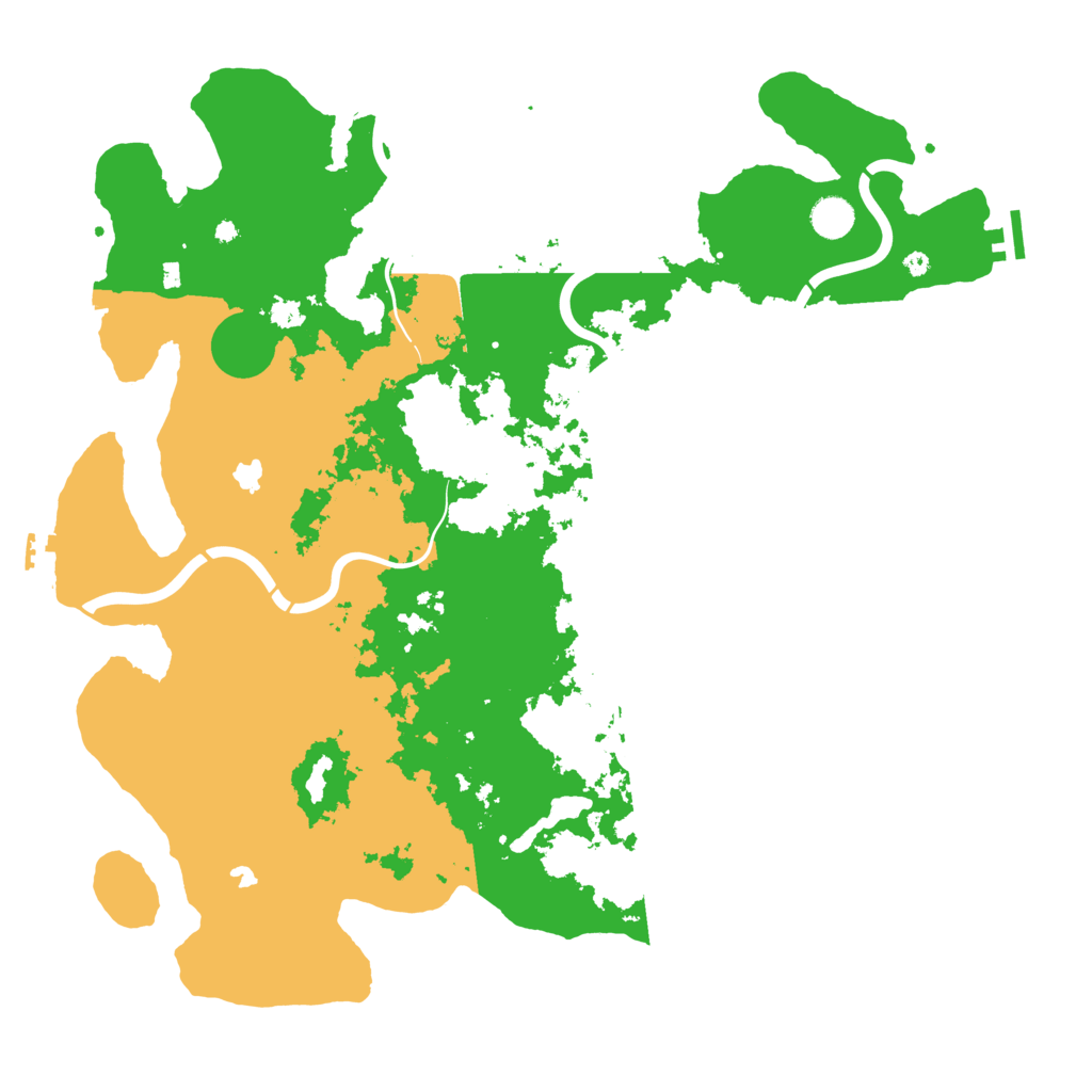 Biome Rust Map: Procedural Map, Size: 4500, Seed: 277506608