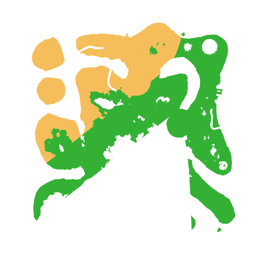 Biome Rust Map: Procedural Map, Size: 3000, Seed: 962849572