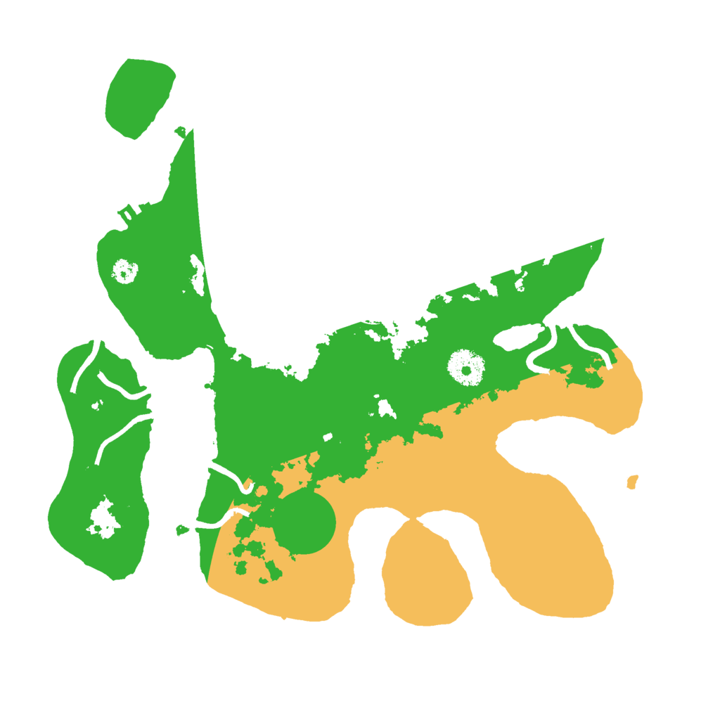 Biome Rust Map: Procedural Map, Size: 3000, Seed: 58147