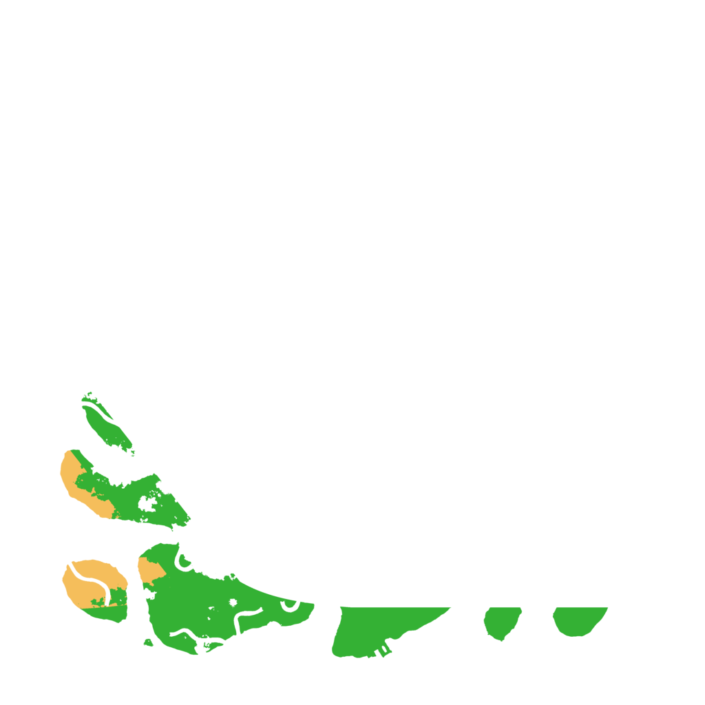 Biome Rust Map: Procedural Map, Size: 4000, Seed: 12125