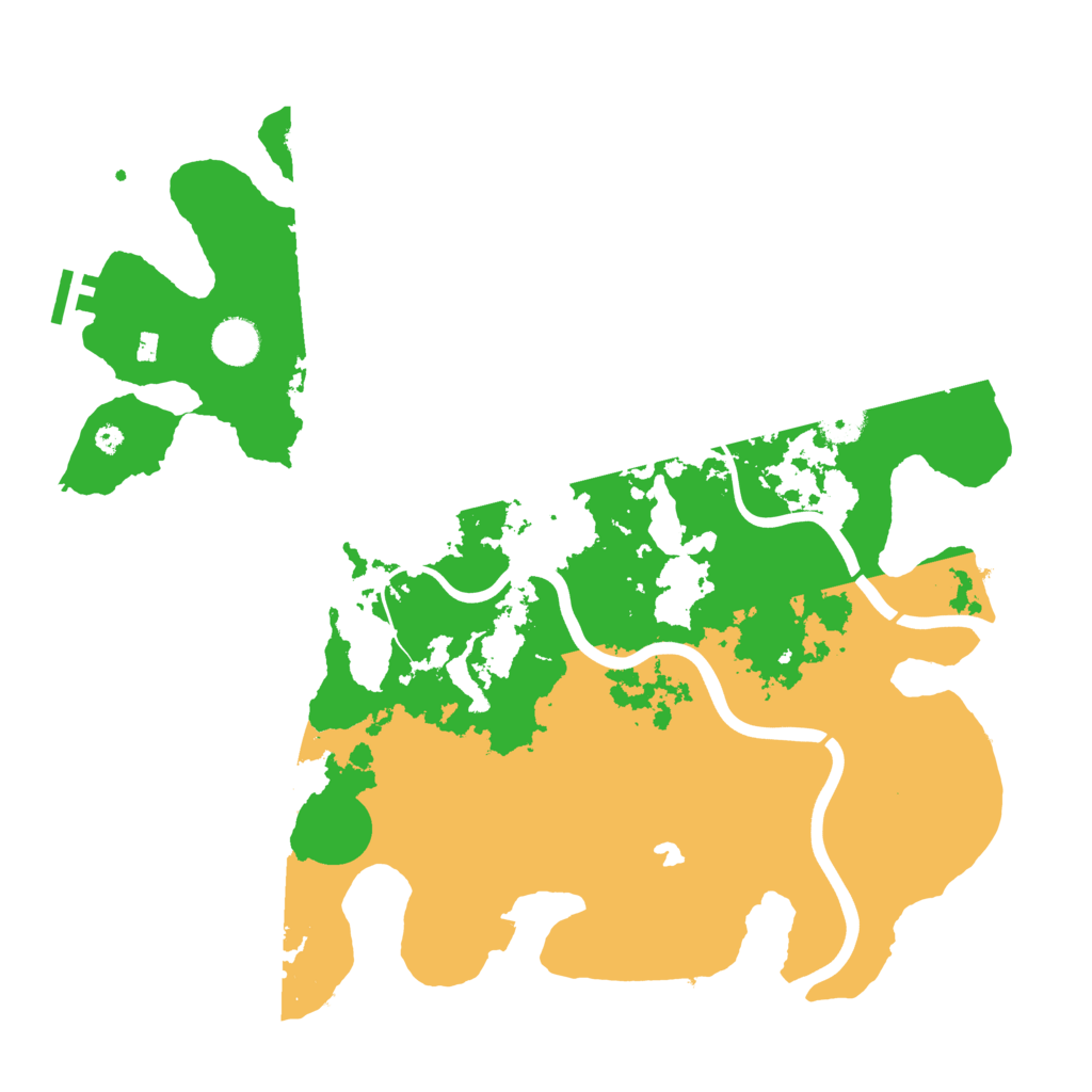 Biome Rust Map: Procedural Map, Size: 4016, Seed: 1