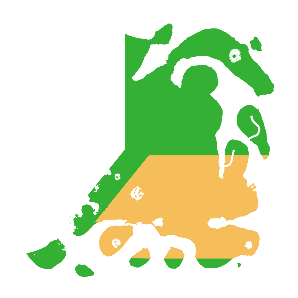 Biome Rust Map: Procedural Map, Size: 3500, Seed: 4544