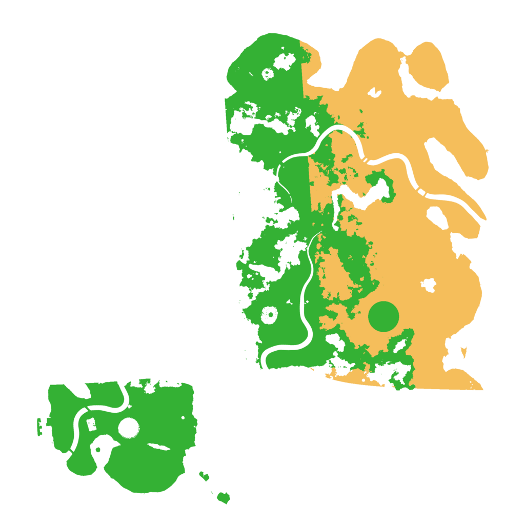 Biome Rust Map: Procedural Map, Size: 4500, Seed: 248424346