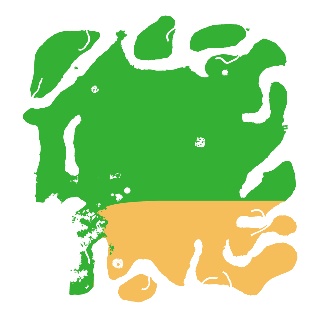 Biome Rust Map: Procedural Map, Size: 4500, Seed: 552697597