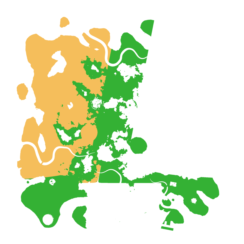 Biome Rust Map: Procedural Map, Size: 4000, Seed: 6835