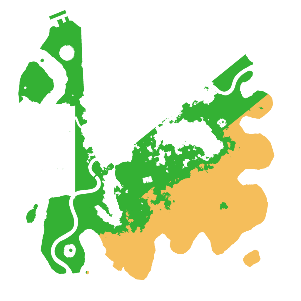 Biome Rust Map: Procedural Map, Size: 3500, Seed: 1738208371